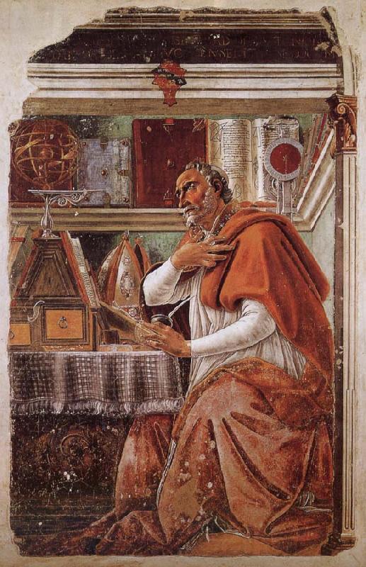 Sandro Botticelli St. Augustine Germany oil painting art